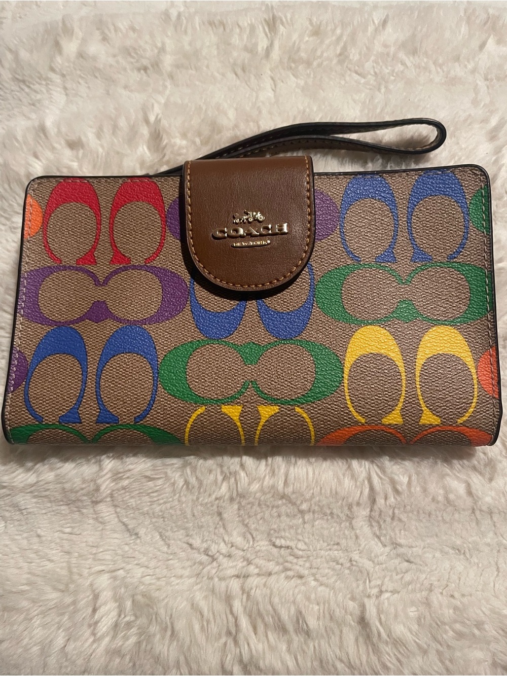 Coach Pride Tech Wallet/Wristlet